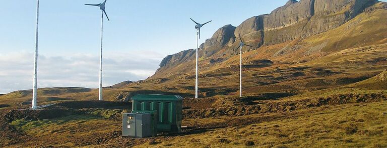 Off-Grid-System Isle of Eigg, Scotland